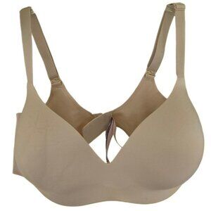 Victoria's Secret Infinity Flex Wireless Perfect Shape Bra 42D Marzipan Push Up